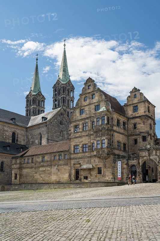 Historical Museum, Alte Hofhaltung, behind the cathedral, Cathedral Square, UNESCO World Heritage Site, Bamberg, Upper Franconia, Franconia, Bavaria, Germany