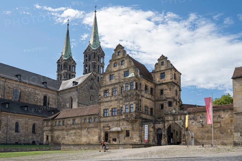 Historical Museum, Alte Hofhaltung, behind the cathedral, Cathedral Square, UNESCO World Heritage Site, Bamberg, Upper Franconia, Franconia, Bavaria, Germany