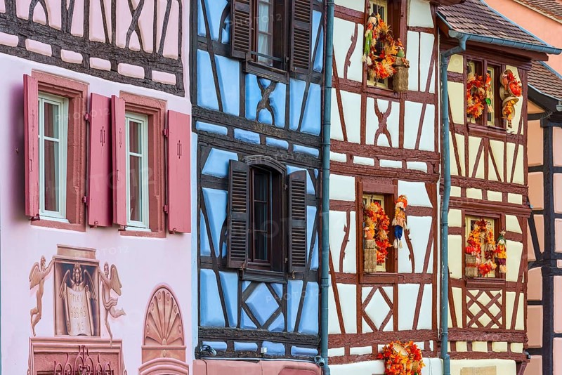 Half-timbered houses in Petite Venise, Colmar