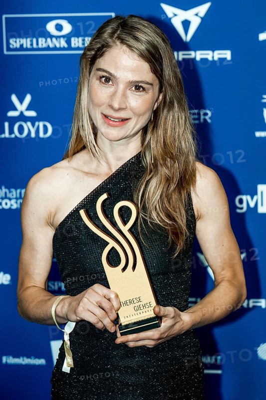 Lea Ruckpaul, winner of the Therese Giehse Award at the German Acting Award ceremony at the Pullmann Berlin Schweizerhof, Berlin, 09.10.2025