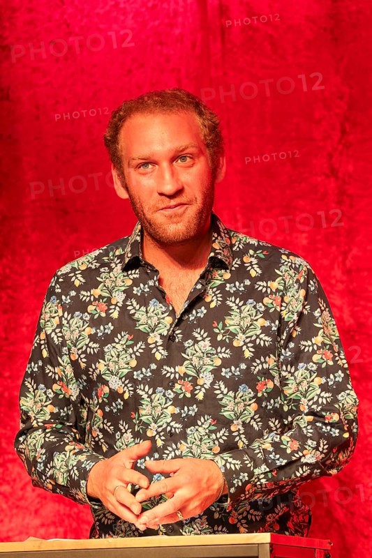 Johannes Hallervorden at the annual press conference for the 2025/2026 season at the Theater am Frankfurter Tor. Berlin, 07.10.2025