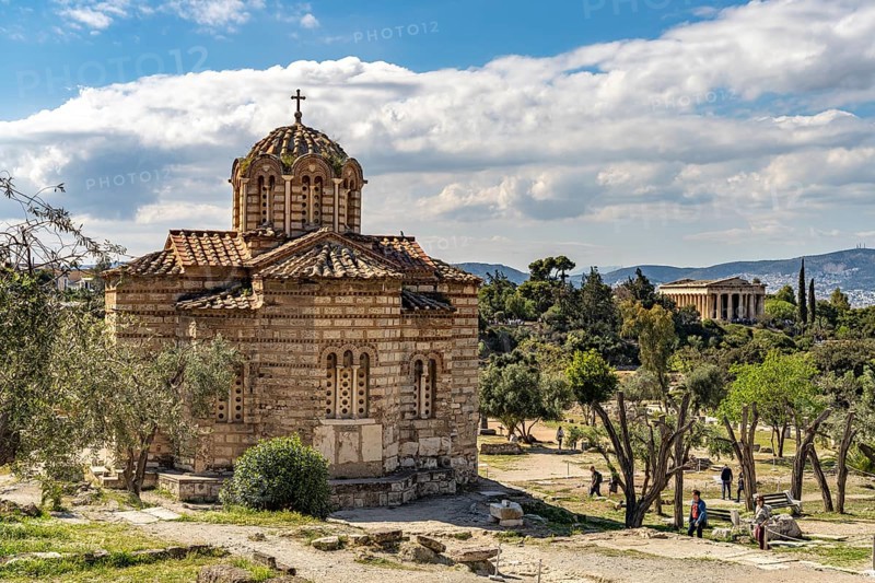 The Church of the Holy Apostles in the Agora of the Greek capital Athens, Greece
