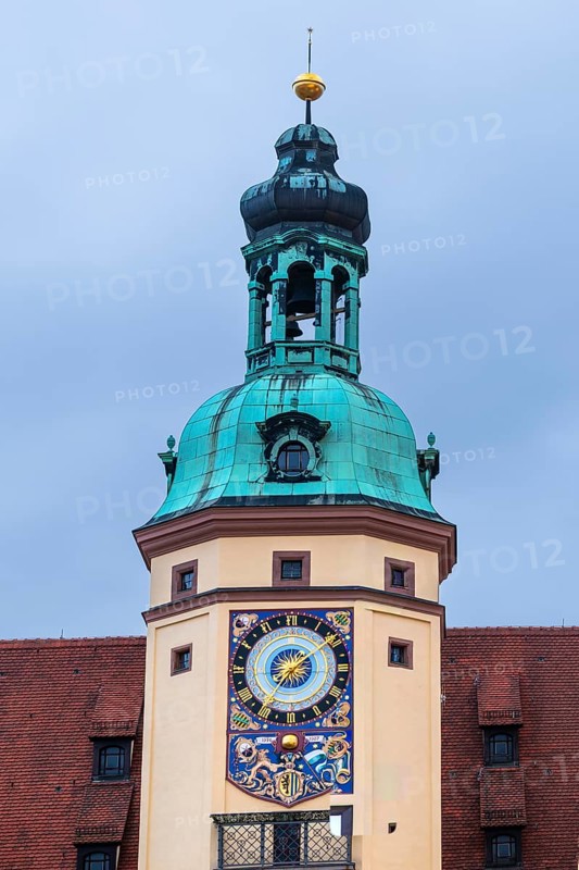 Tower at the City History Museum, Old Town Hall, Leipzig, Saxony, Germany