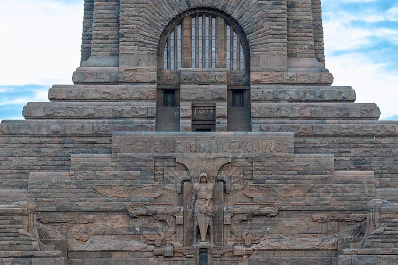 Monument to the Battle of the Nations, Lake of Tears, Leipzig, Saxony, Germany