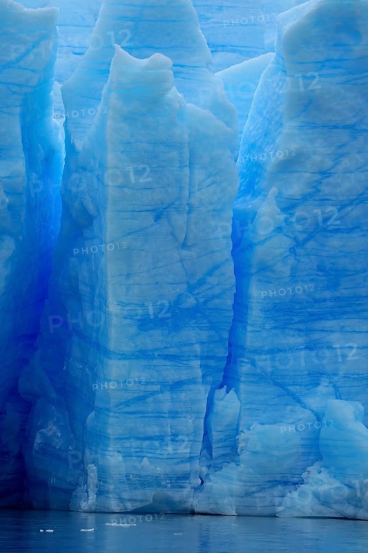 Grey Glacier, in Grey Lake, Torres del Paine National Park, Patagonia, Chile, South America