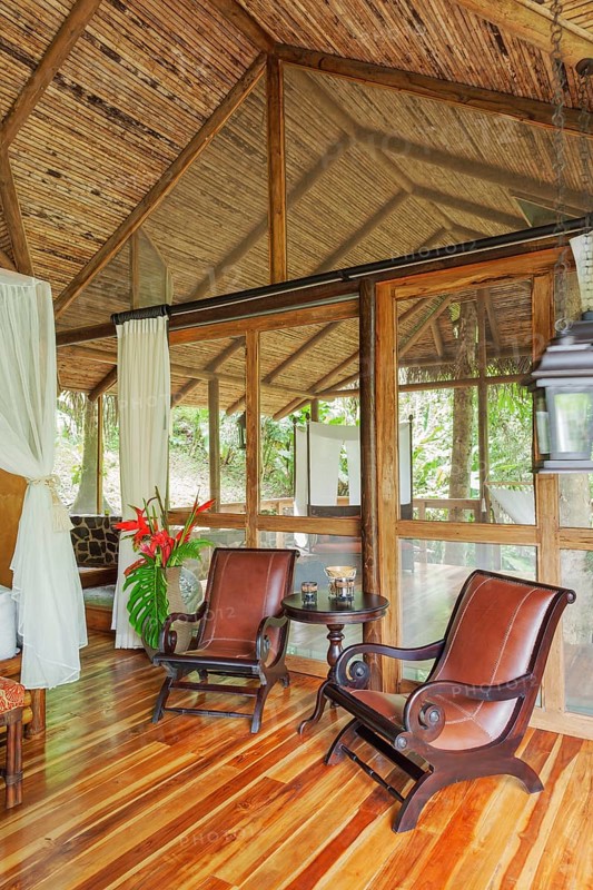Pacuare river Eco lodge room interior, Costa Rica, Central America