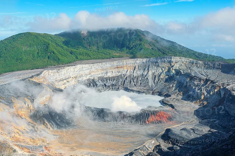 Poas volcano, Poas National Park, Costa Rica, Central America