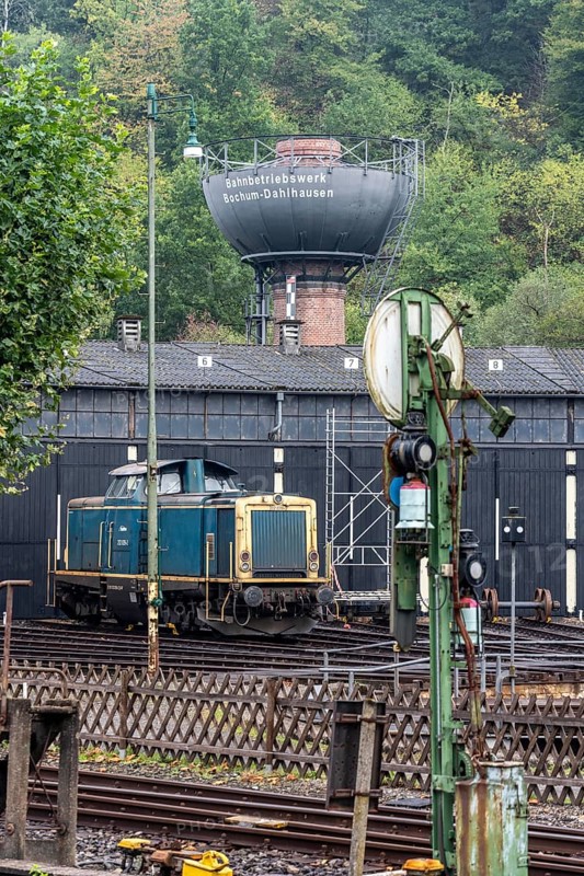 Bochum-Dahlhausen Railway Museum, roundhouse, North Rhine-Westphalia, Germany