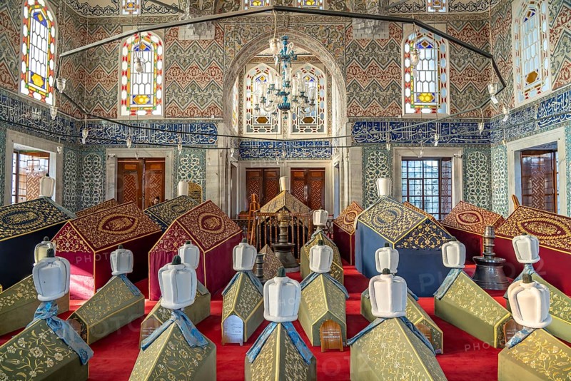 The Sultan Ahmet Mausoleum in Istanbul, Turkey