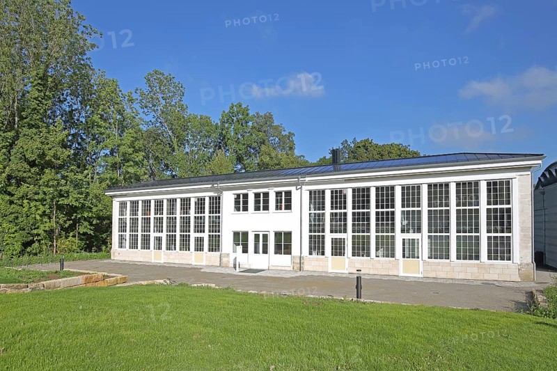 Orangery built in 1837, Fürstengarten, Hechingen, Swabian Alb, Baden-Württemberg, Germany