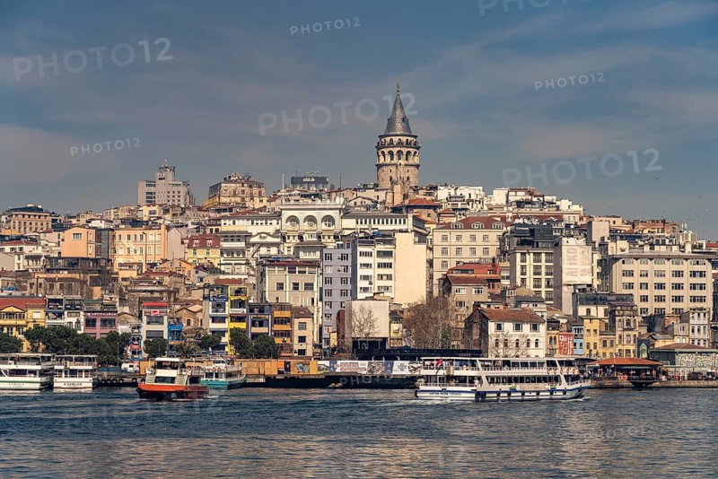 Beyoglu and the Galata Tower, Istanbul, Turkey