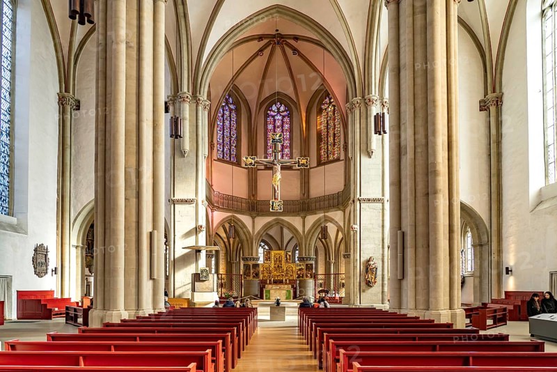 Interior of St Mary's Church Osnabrück, Lower Saxony, Germany