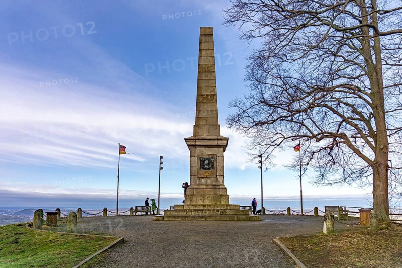 Canossa Column on the castle hill in Bad Harzburg, Lower Saxony, Germany