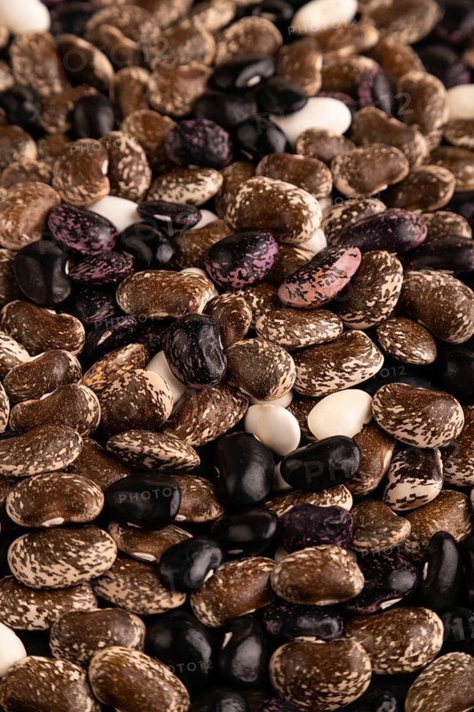 Kidney beans texture, side view, minimalism, close up