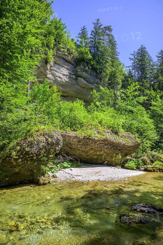 Wanderung entlang der Krummen Steyrling, Molln, Oberösterreich, Österreich