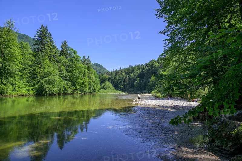 Steyr Fluss, Molln, Oberösterreich, Österreich