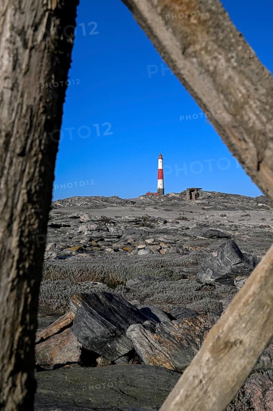 Leuchtturm von 1915, Dias Point oder Diaz Point, Lüderitz-Halbinsel, Region Karas, Namibia
