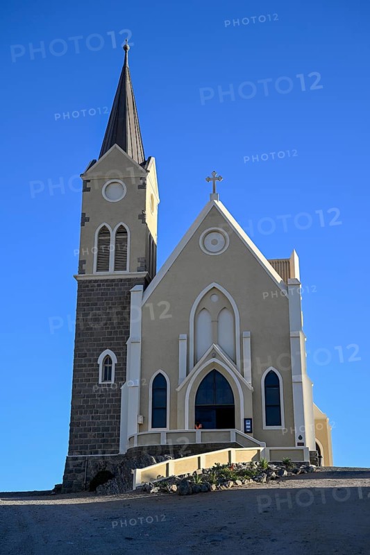 Felsenkirche, evangelisch-lutherische Kirche von 1912, Lüderitz, Region Karas, Namibia