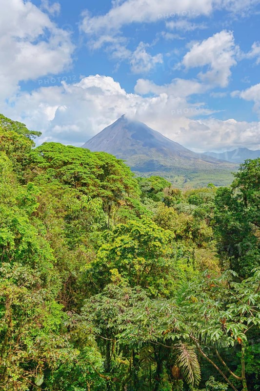 Arenal volcano, Arenal Volcano National Park, La Fortuna, Costa Rica
