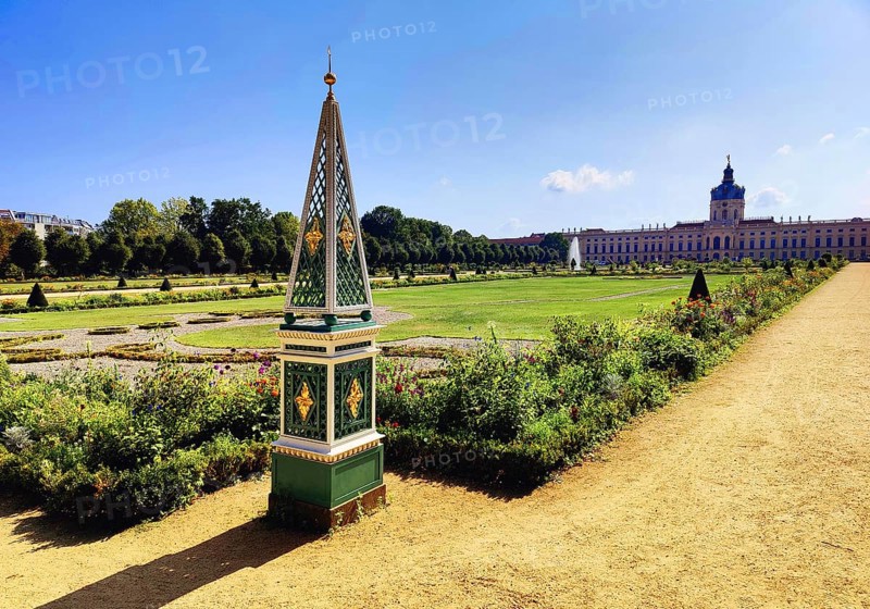 Charlottenburg Palace Gardens, also known as the Palace Park, baroque gardens, Charlottenburg Palace, Berlin, Germany
