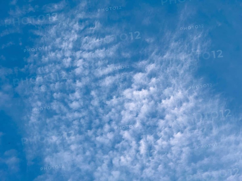 Large cloud field of cirrocumulus clouds high cumulus clouds, international