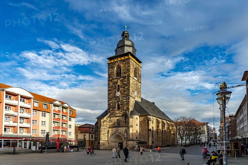 The Protestant St Margaret's Church on Neumarkt in Gotha, Thuringia, Germany