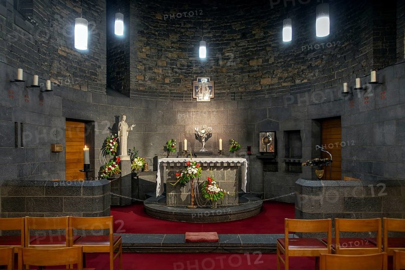 Our Lady of Beauraing, Notre-Dame de Beauraing sanctuary chapel of place of pilgrimage and Marian shrine at Beauraing, province of Namur, Belgium