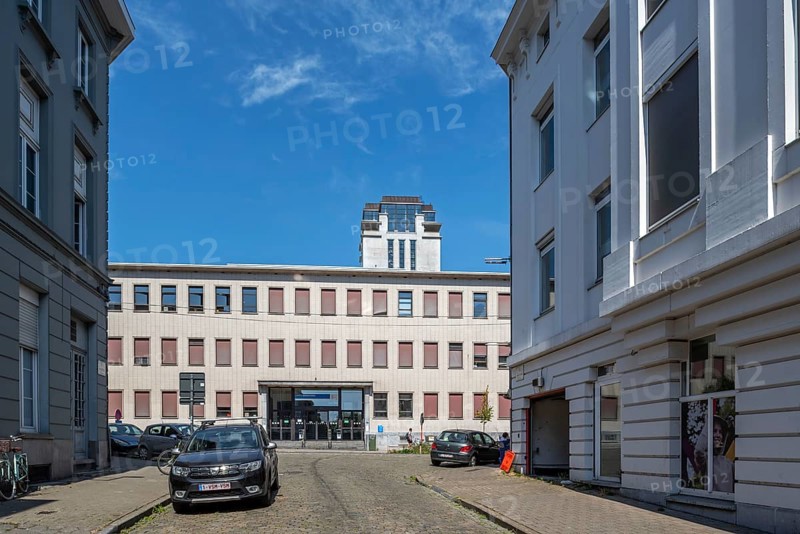 Campus Boekentoren, Book Tower at Blandijnberg, Blandijn, building complex of the Ghent University in the city Gent, East Flanders, Belgium