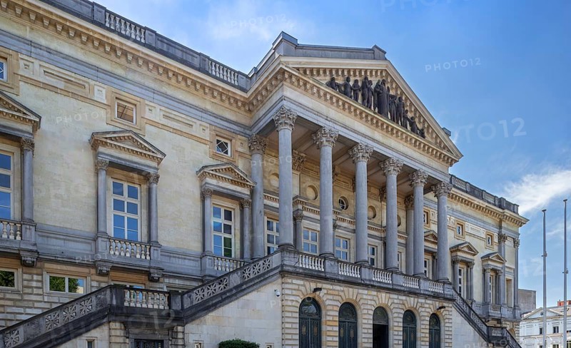 Oud Gerechtsgebouw Gent, 19th century Neoclassical old courthouse in the city Ghent, East Flanders, Belgium