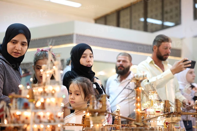 The First Damascus International Fair drew an unprecedented turnout of about 2.3 million visitors following the fall of Assad's regime. Crowds explored the diverse exhibition halls, including cultural, economic, Damascus, Damascus, Syria