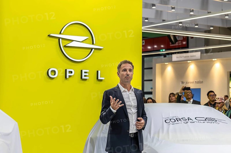 Opel CEO Florian Huettl. Opel presented the Opel Corsa GSE Vision Gran Turismo as a world premiere and the Opel Mokka GSE at the IAA MOBILITY 2025 in Munich. IAA MOBILITY in Munich. The motor show presents itself as a holistic mobility trade fair. Cars continue to take centre stage, however, with Chinese manufacturers gaining ground. Munich, Bavaria, Germany