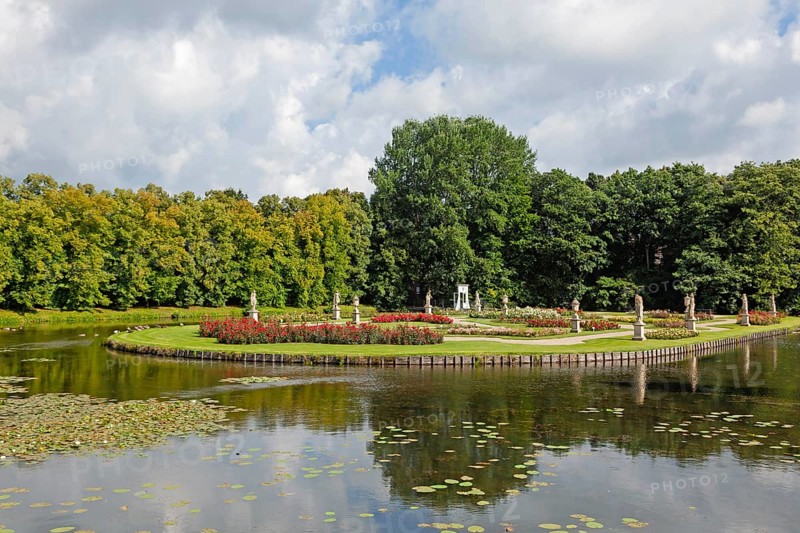 Anholt Castle Park, Isselburg, Münsterland, North Rhine-Westphalia, Germany