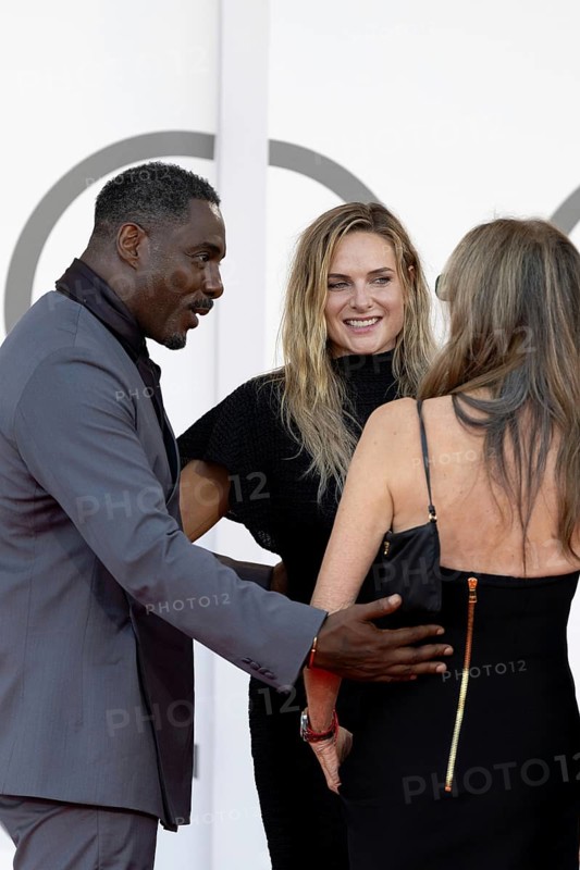 Venice, Italy - 2 September 2025: Idris Elba and Rebecca Ferguson during the red carpet of - A house of Dynamite - during the 82nd Venice International Film Festival