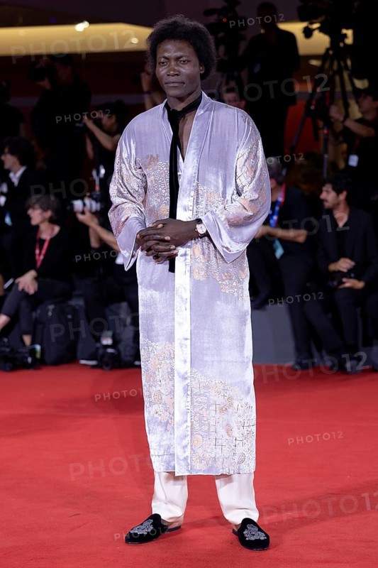 Venice, Italy - 3 September 2025: Benjamin Clementine during the red carpet of - Cartier Glory To The Filmmaker Award 2025 and In the Hand of Dante - during the 82nd Venice International Film Festival