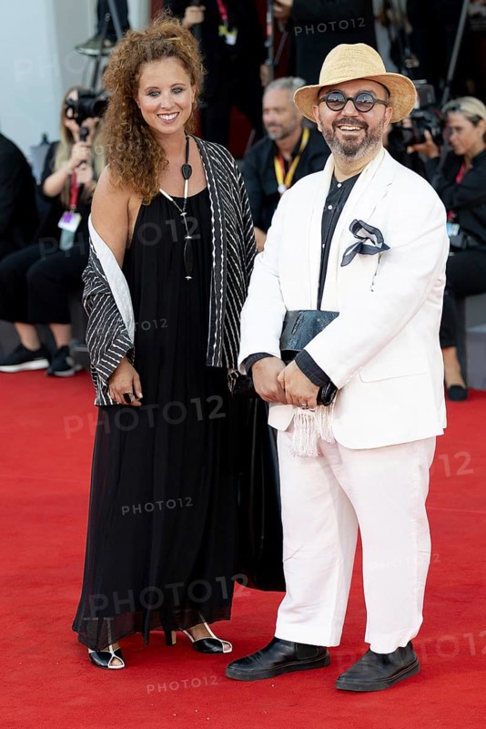 Venice, Italy - 3 September 2025: Guests during the red carpet of - Duse - during the 82nd Venice International Film Festival