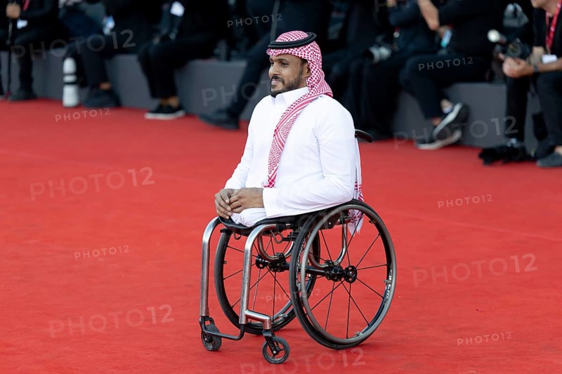 Venice, Italy - 3 September 2025: Abdulrahman Al-Qurashi during the Red Carpet of - Duse - during the 82nd Venice International Film Festival