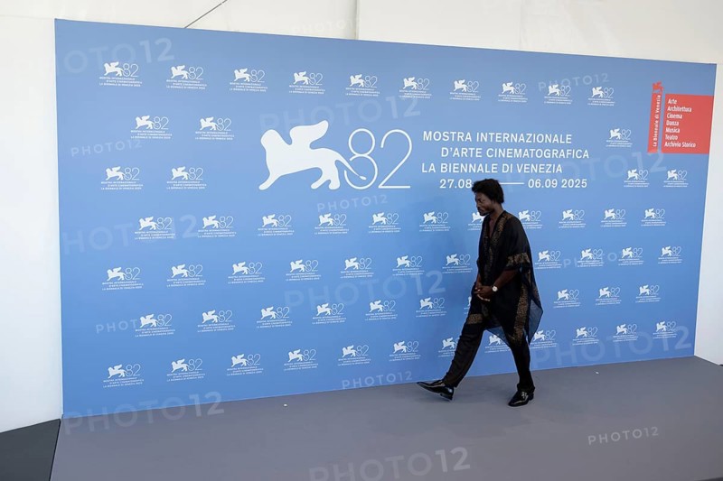 Venice, Italy - 3 September 2025: Benjamin Clémentine during the Photo Call of - In the Hand of Dante - during the 82nd Venice International Film Festival