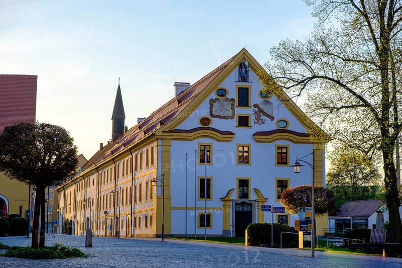 Tax office, former Waldsassen Monastery, Waldsassen, Upper Palatinate, Germany