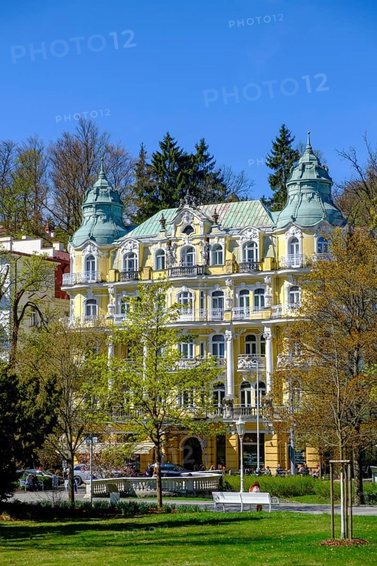 Grand Hotels at the Spa Park, Mariánské Lázne, Mariánské Lázne, Czech Republic, Czech Republic