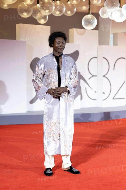 Venice, Italy - 3 September 2025: Benjamin Clementine during the red carpet of - Cartier Glory To The Filmmaker Award 2025 and In the Hand of Dante - during the 82nd Venice International Film Festival