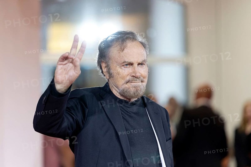 Venice, Italy - 3 September 2025: Franco Nero during the red carpet of - Cartier Glory To The Filmmaker Award 2025 and In the Hand of Dante - during the 82nd Venice International Film Festival