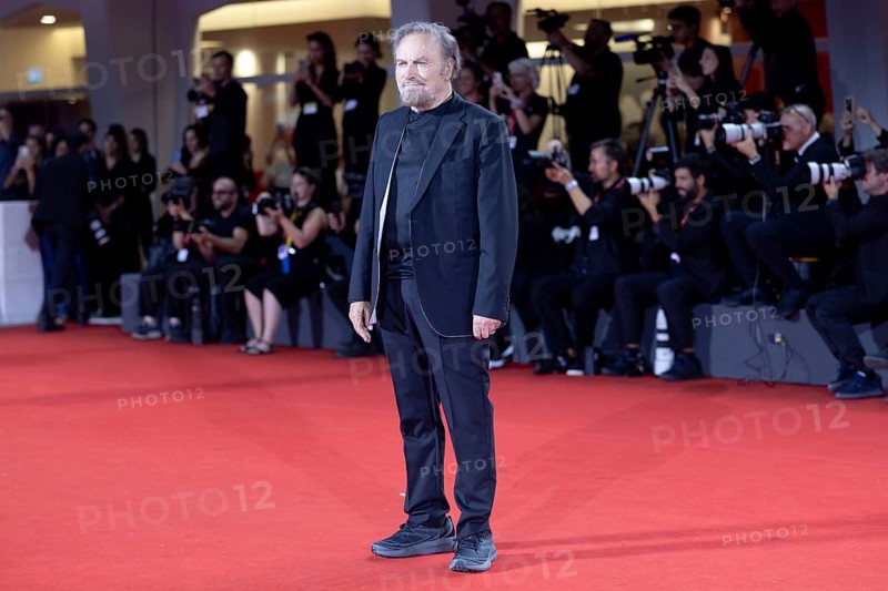 Venice, Italy - 3 September 2025: Franco Nero during the red carpet of - Cartier Glory To The Filmmaker Award 2025 and In the Hand of Dante - during the 82nd Venice International Film Festival