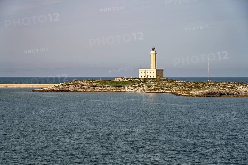 The lighthouse in Vieste, Gargano, Apulia, Italy