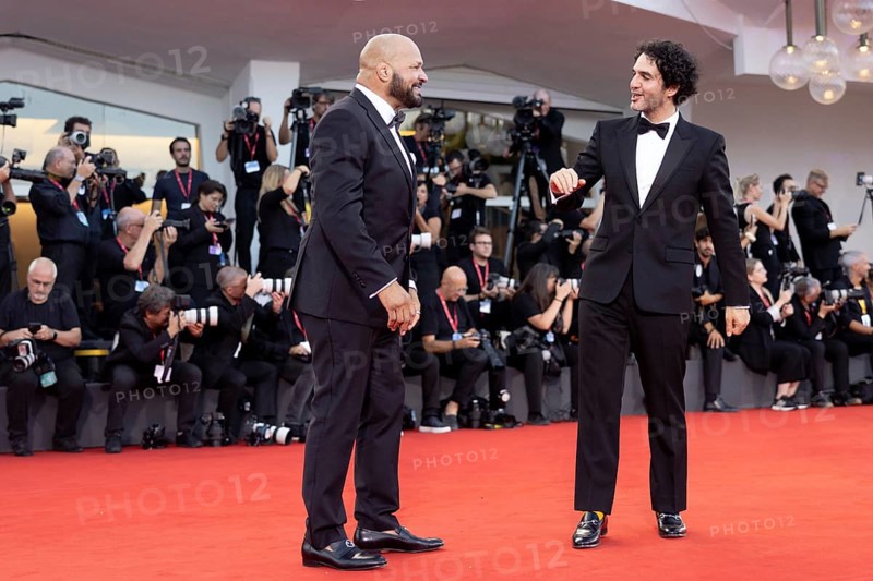 Venice, Italy - 1 September 2025: Mark Kerr, Benny Safdie during the Red Carpet of - The Smashing Machine - during the 82nd Venice International Film Festival