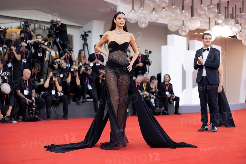 Venice, Italy - 1 September 2025: Sofia Resing during the red carpet of - The Smashing Machine - during the 82nd Venice International Film Festival