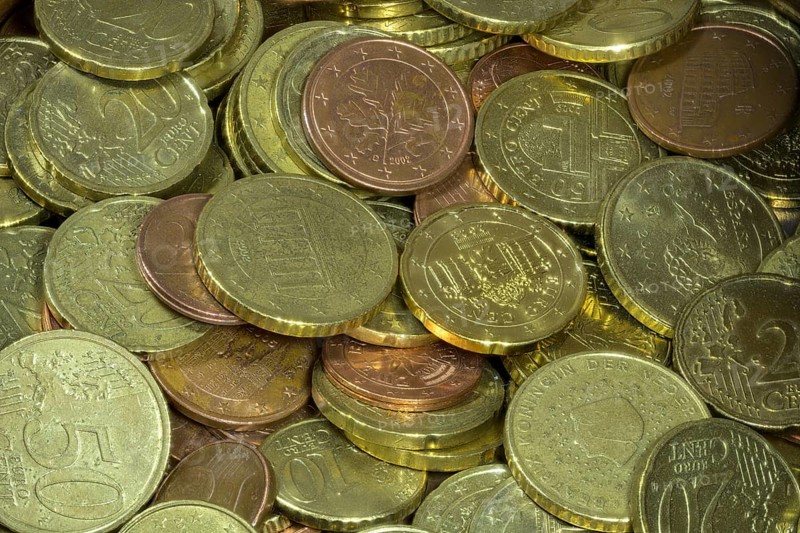 Euro coins