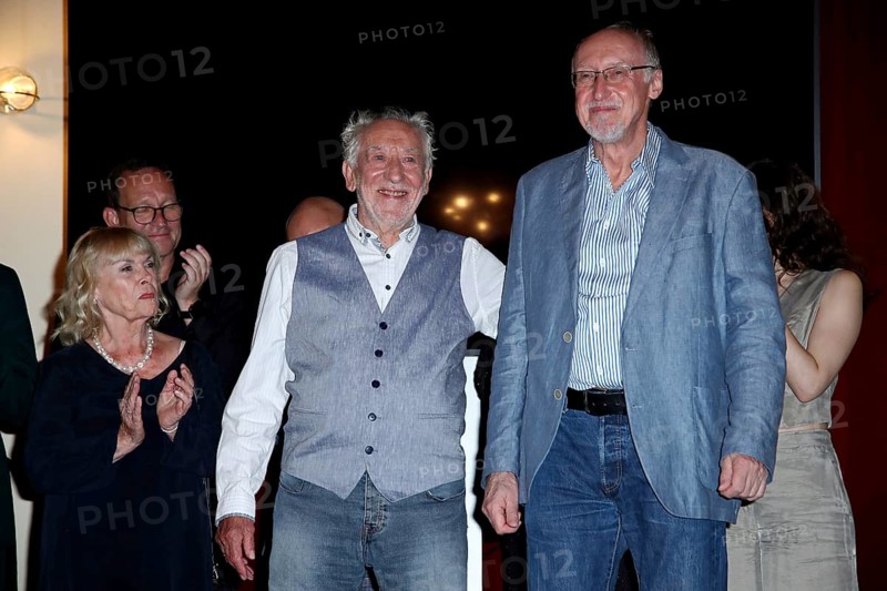 Dieter Hallervorden and Harald Effenberg - Premiere Der eingebildet Kranke after The Imaginary Invalid by Molière / 90th birthday of Dieter Hallervorden, Berlin, 05.9.25