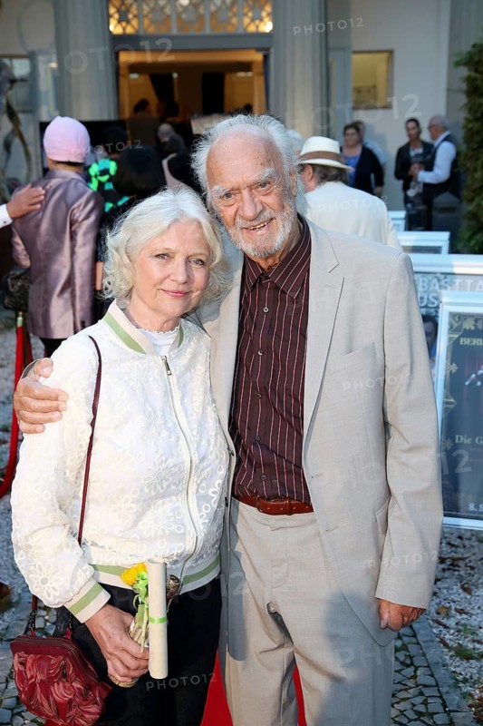 Achim Wolff with his woman Rita Feldmeier - Premiere of The Imaginary Invalid based on The Imaginary Invalid by Molière / 90th birthday of Dieter Hallervorden, Berlin, 05.9.25
