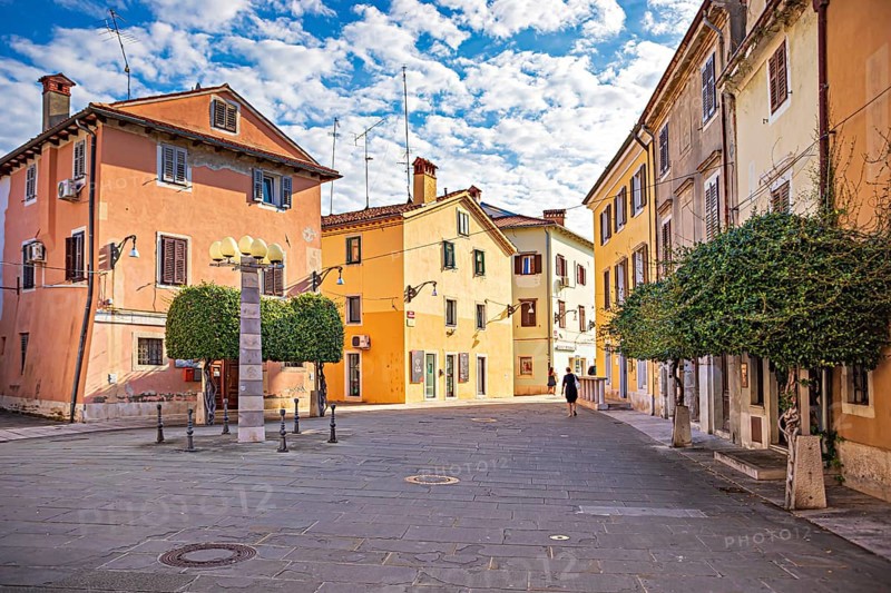 Kosovelov Square in the city of Koper, Slovenia