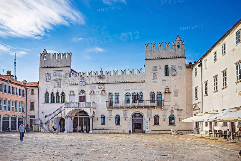 Praetorian Palace on Titov Square in the city of Koper, Slovenia